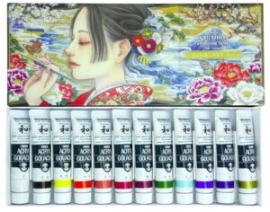 ターナー色彩(Turner Colour) アクリルガッシュ ジャパネスクカラー kaiteki ARTセット 20ml(6号)