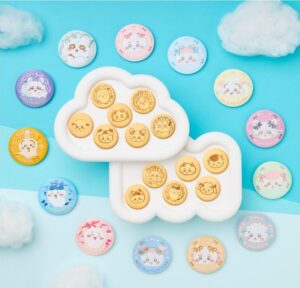 ちいかわ 刺繍缶バッジビスケット