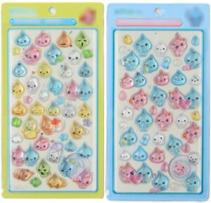 2枚入り ぷくぷく レリーフシール