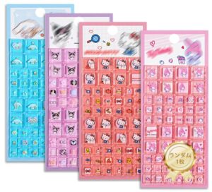 タイルシール キャラクター ぷくぷく