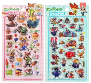 ズートピア 3Dクリスタルシール