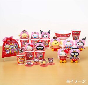 サンリオ(SANRIO) ブタメン&メラミンミニどんぶりサンリオキャラクターズ