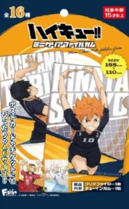 ハイキューミニクリアファイルガム