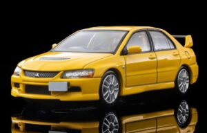 トミカリミテッドヴィンテージ ネオ 1/64 LV-N376a 三菱 ランサー エボリューション IX GSR 黄 2005年式