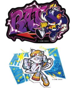 逆転バリバリバース ダイカットステッカーセット